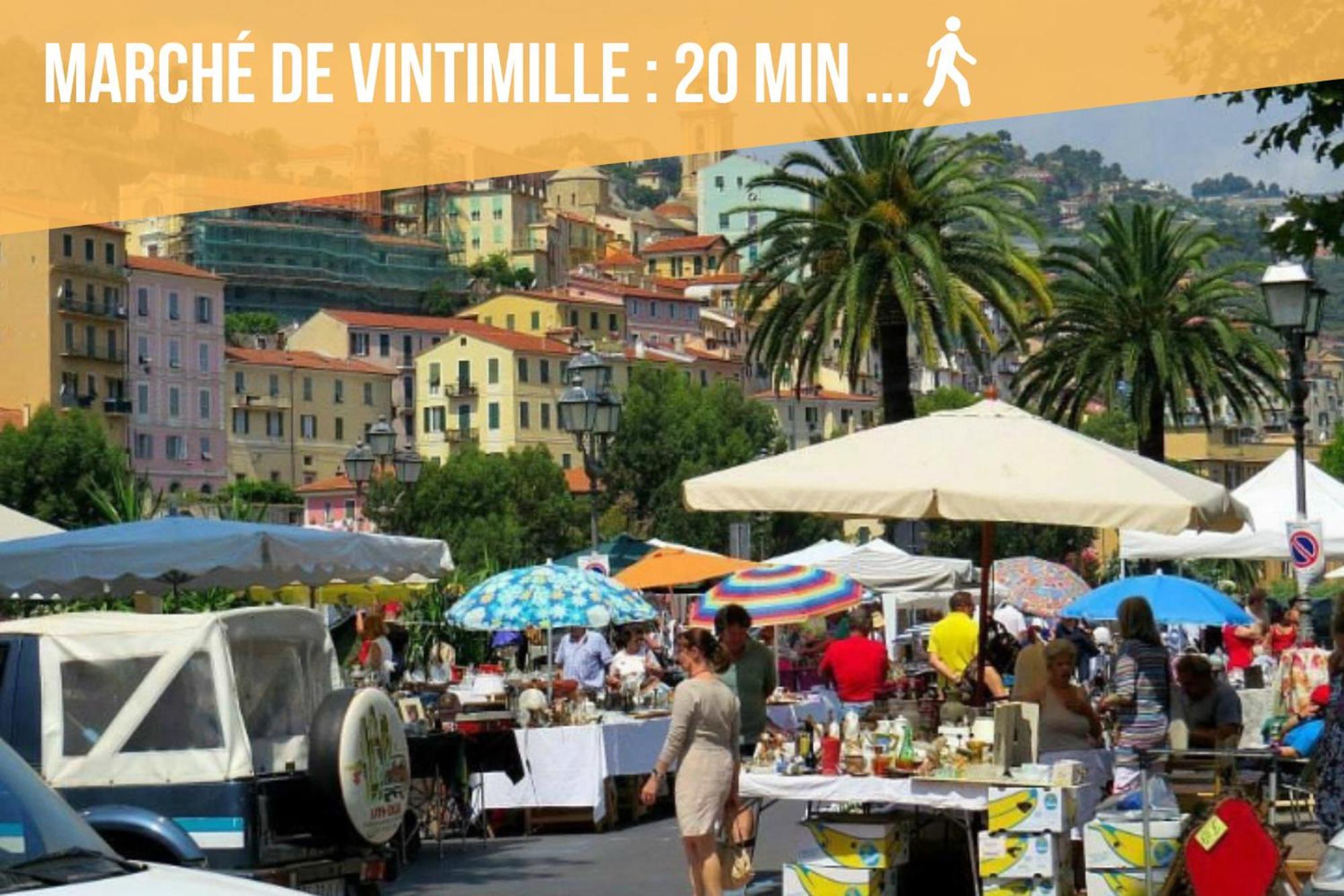 Ou Mentounasc - Duplex Vieille Ville Menton - Free Parking Buitenkant foto
