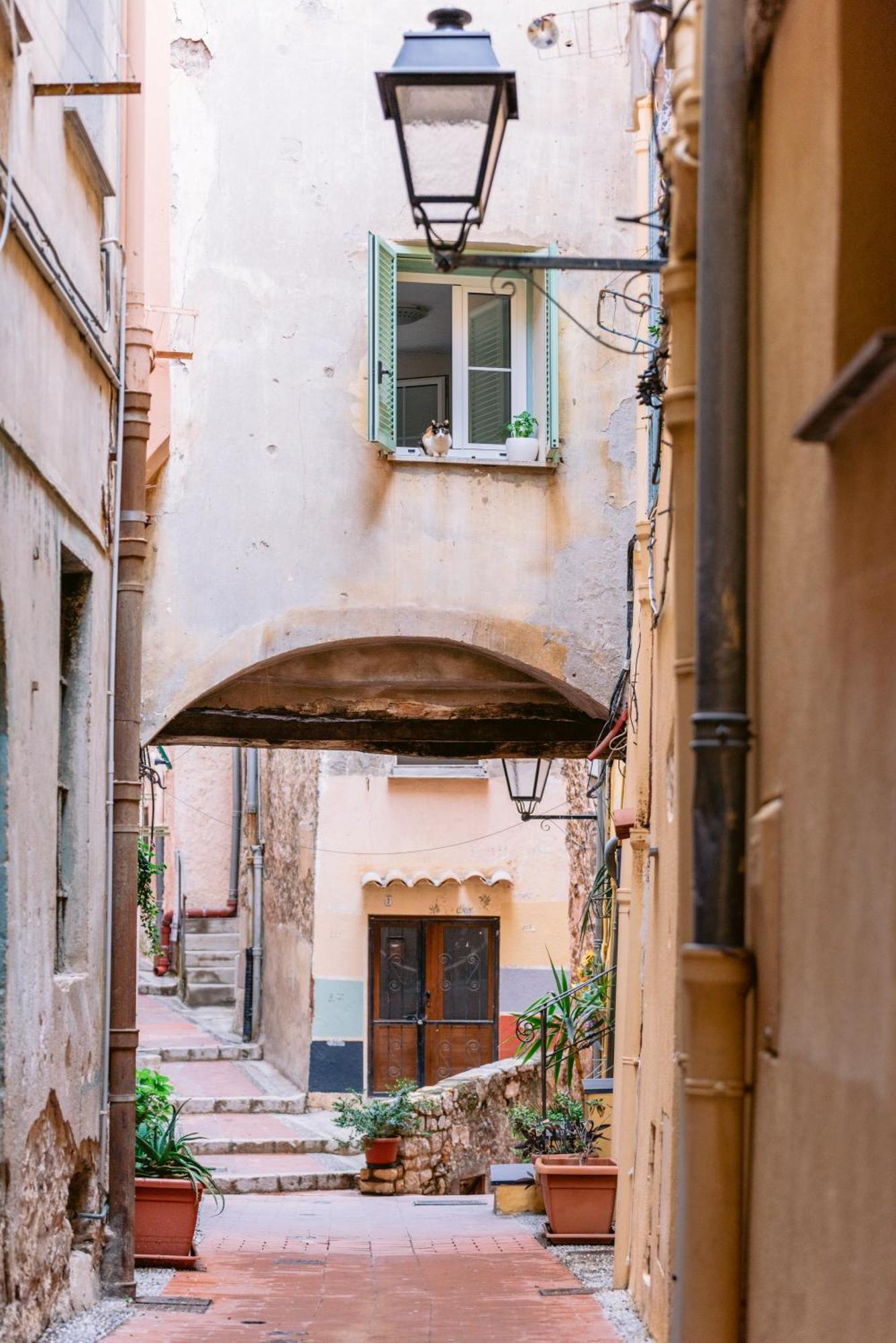 Ou Mentounasc - Duplex Vieille Ville Menton - Free Parking Buitenkant foto